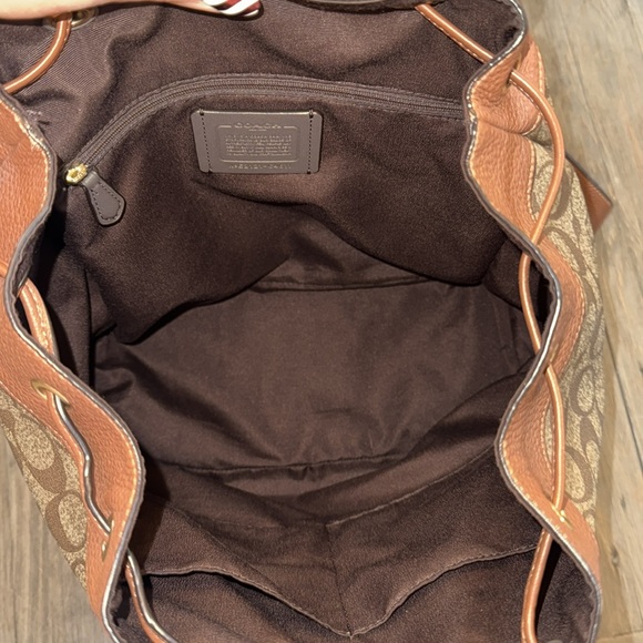 Coach Pennie Backpack in signature canvas. - Picture 10 of 10